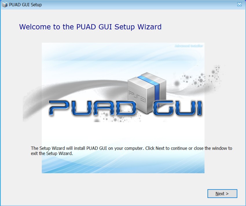 10PUAD GUIをインストール2