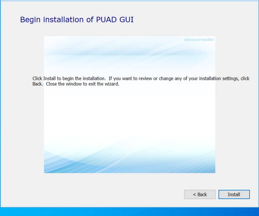 12PUAD GUIをインストール4