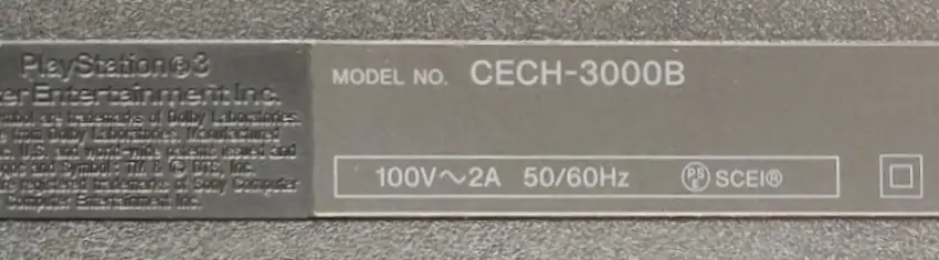 PS3 CECH-3000B