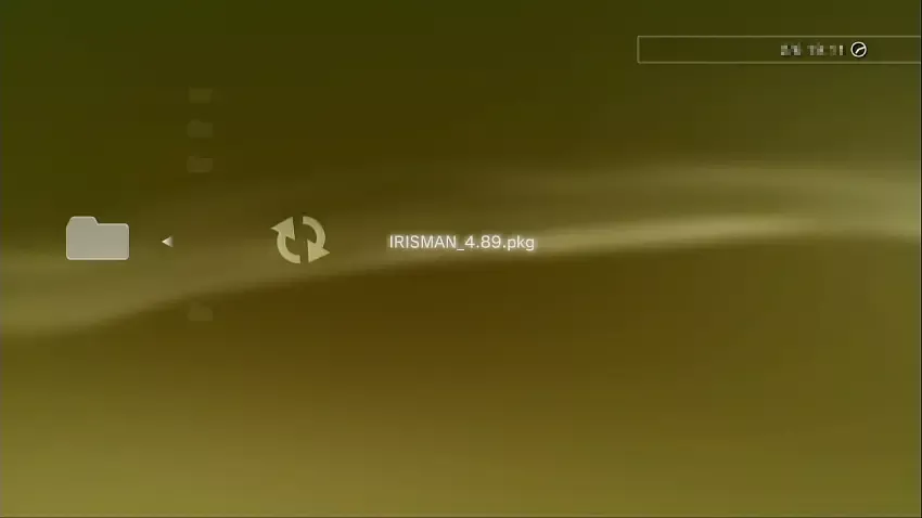 IRISMAN_4.89.pkgを選択